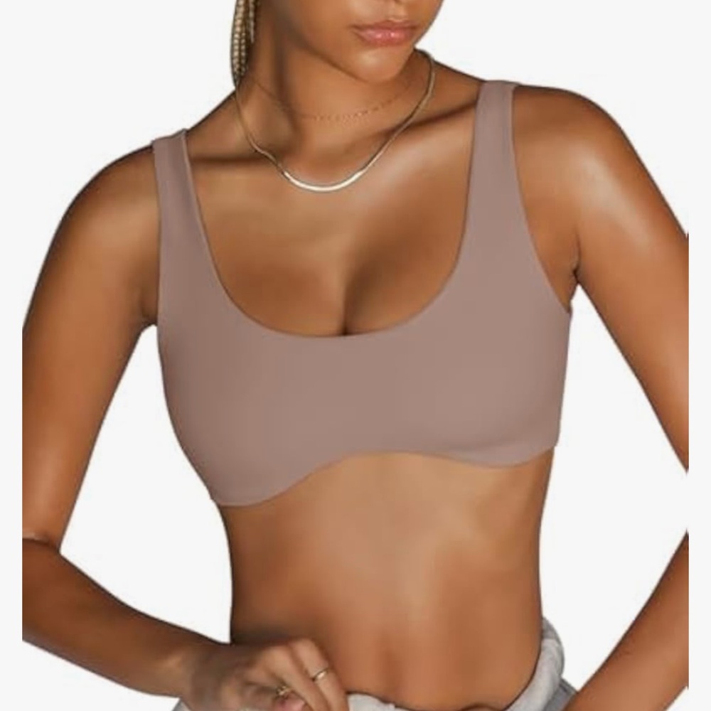 Tan bra